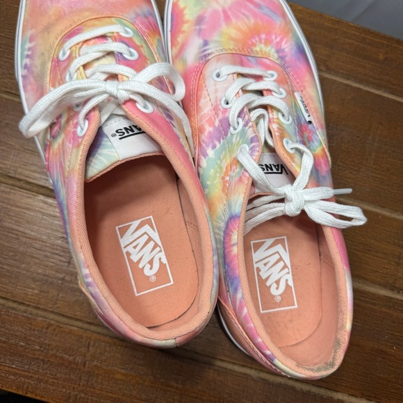 Vans Era Sneakers Womens 11 Pink Tie Dye Low Top Lace Up Shoes Streetwear Skater - Picture 9 of 11